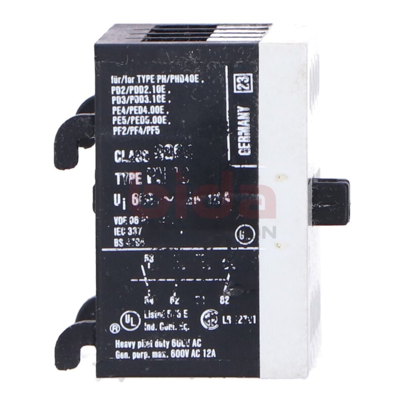 Squarde D CLASS 9999  PN 13  Hilfskontakt Modul Auxiliary Contact Module