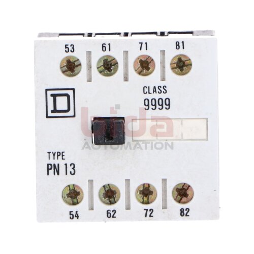 Squarde D CLASS 9999  PN 13  Hilfskontakt Modul Auxiliary Contact Module