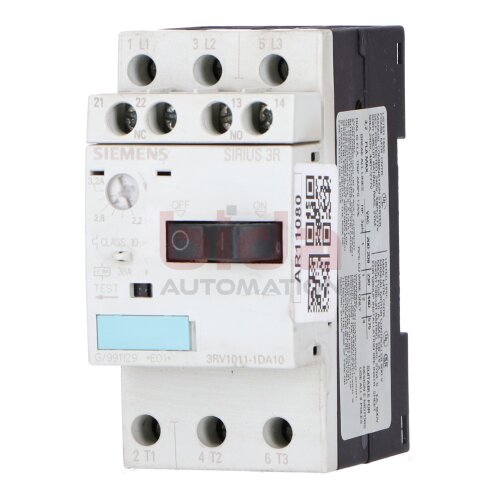 Siemens 3RV1011-1DA10 / 3RV1 011-1DA10 Leistungsschalter Circuit Breaker