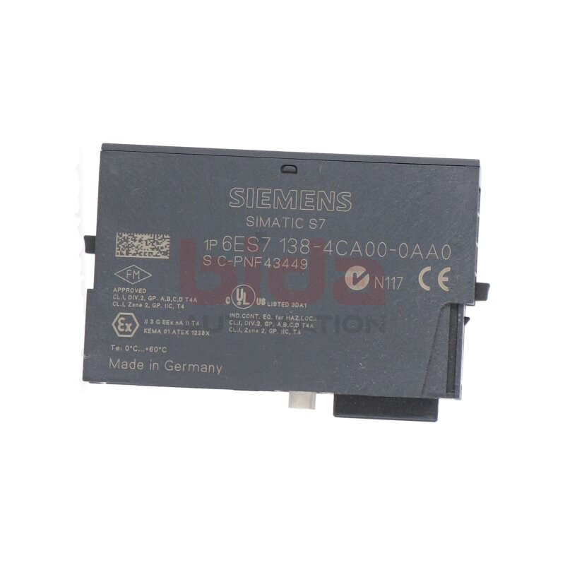 Siemens 6ES7 138-4CA00-0AA0B / 6ES7138-4CA00-0AA0 Leistungsmodul Power Module
