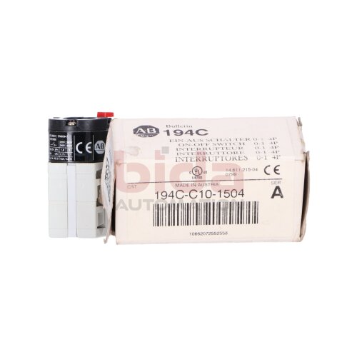 Allen-Bradley 194C-C10-1504 Trenn - Steuerschalter Control Switch