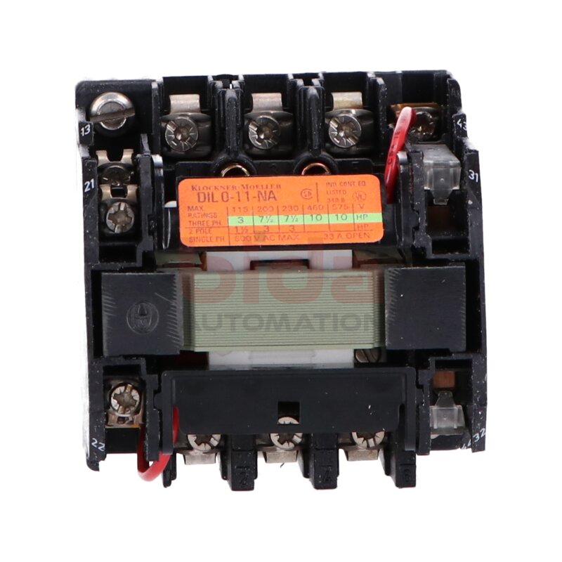 Moeller DIL 0-11-NA Sch&uuml;tz Contactor