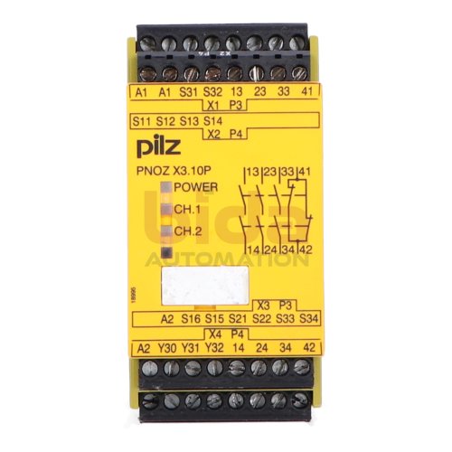 Pilz PNOZ X3.10P 24VACDC 3n/o 1n/c 1st  777314 Scherheitsschaltger&auml;t Safety Switchgear