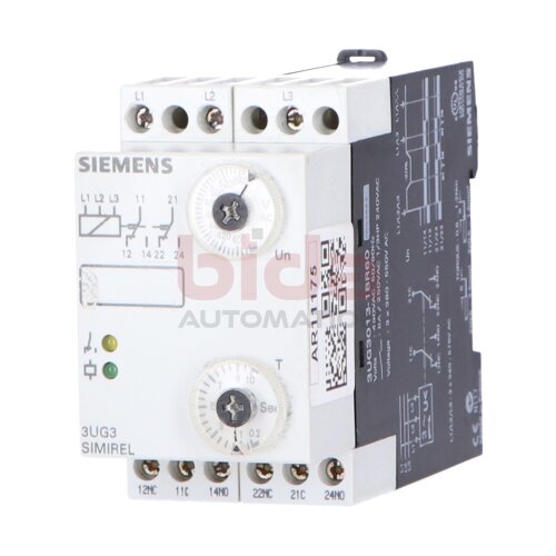 Siemens 3UG3013-1BR60 / 3UG3 013-1BR60 &Uuml;berwachungsrelais Monitoring Relay