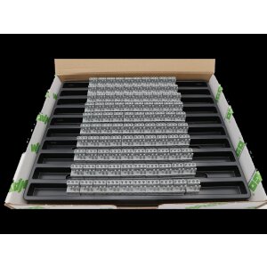 WAGO 100x 231-103/026-000 Federleiste 5mm grau...