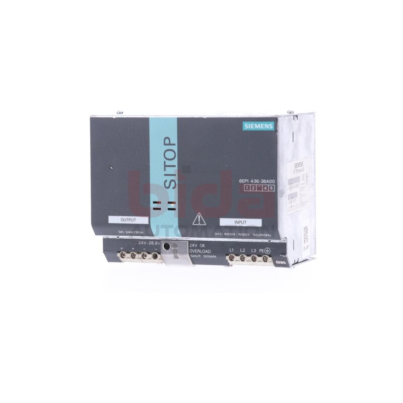 Siemens 6EP1436-3BA00 / 6EP1 436-3BA00 SITOP Modular 20 A Stromversorgung  Power Supply