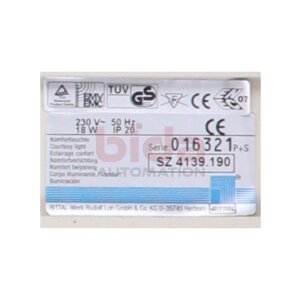 Rittal SZ 4139.190 Schaltschrankleuchte Control Cabinet...