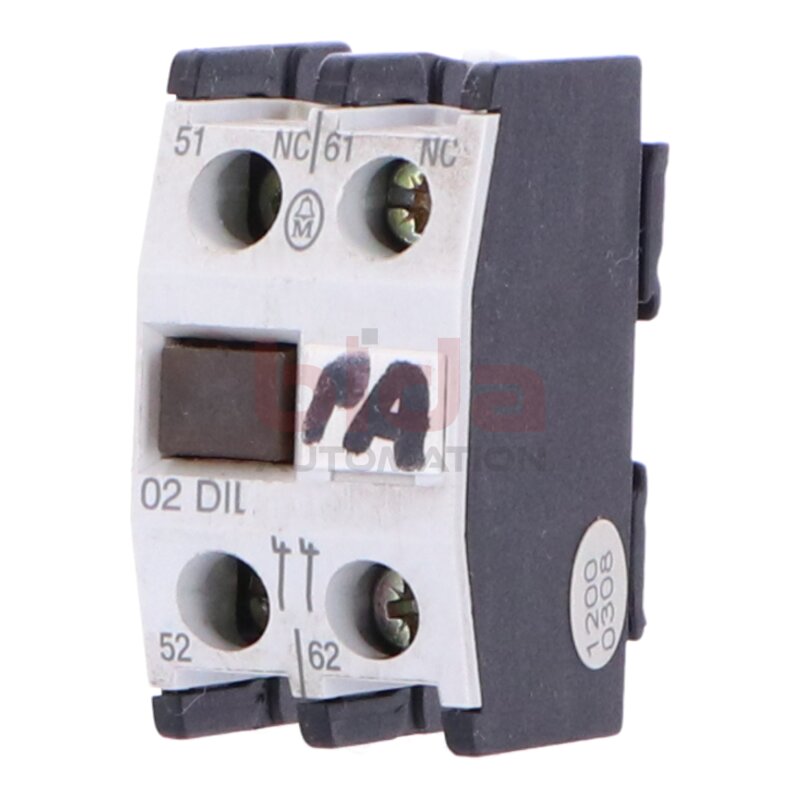 Moeller 02 DIL Hilfsschalterblock Auxiliary Switch Block