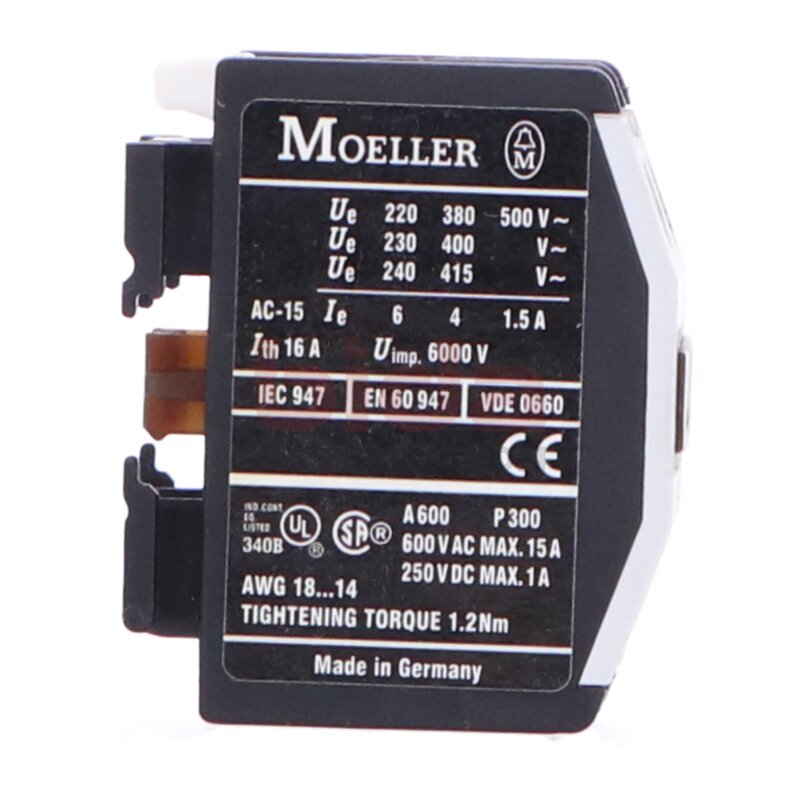 Moeller 02 DIL Hilfsschalterblock Auxiliary Switch Block