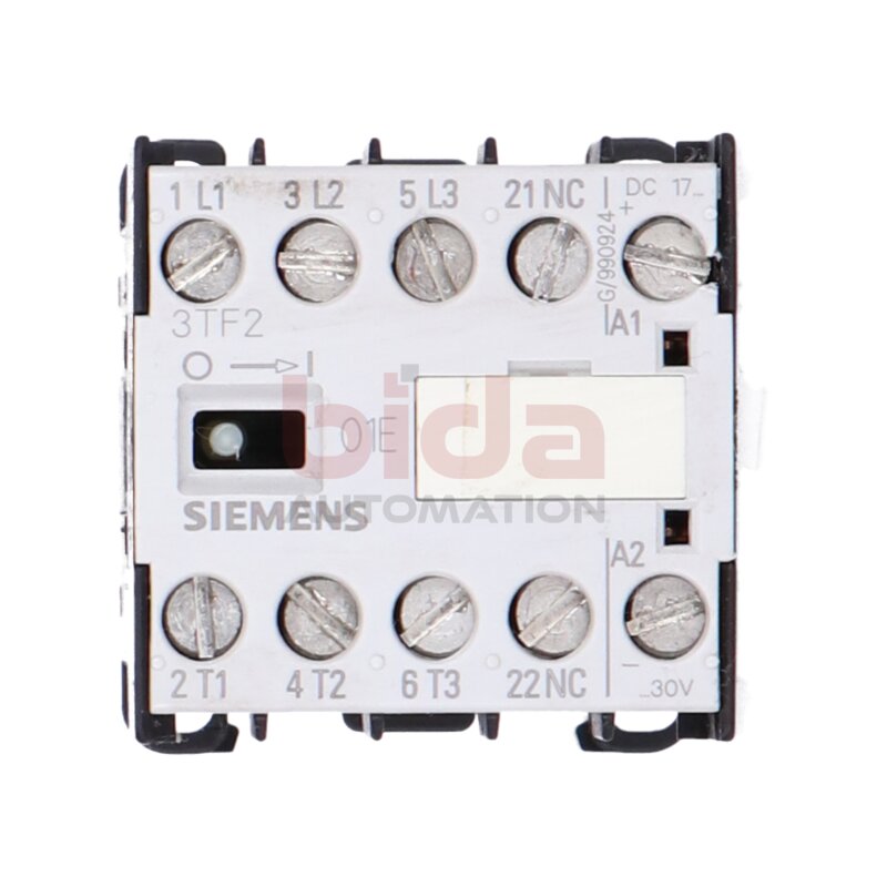Siemens 3TF2001-0DB4 / 3TF2 001-0DB4 Sch&uuml;tz Contactor