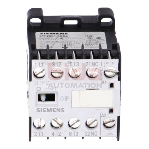 Siemens 3TF2001-0DB4 / 3TF2 001-0DB4 Sch&uuml;tz Contactor