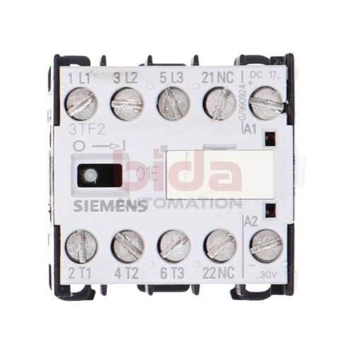 Siemens 3TF2001-0DB4 / 3TF2 001-0DB4 Sch&uuml;tz Contactor