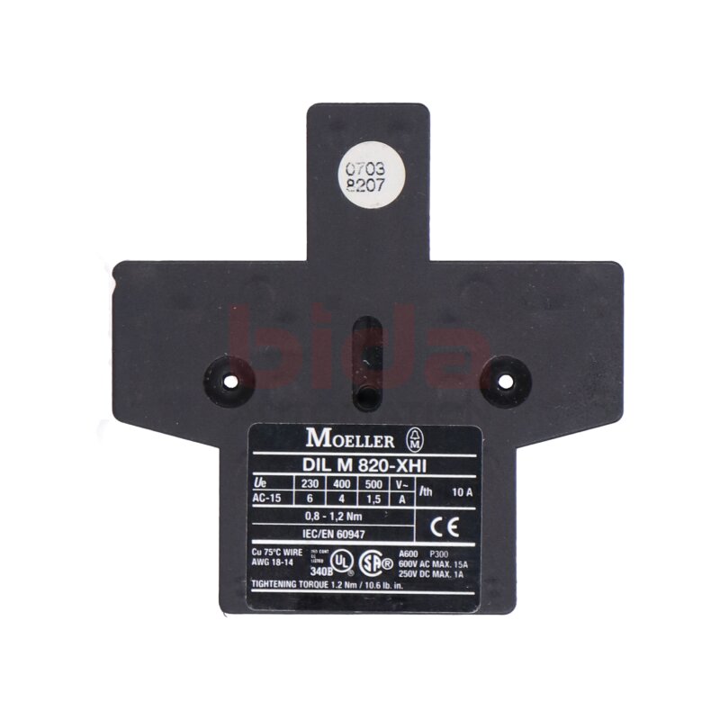 Moeller DIL M 820-XHI Hilfsschalterbaustein Auxiliary Contact