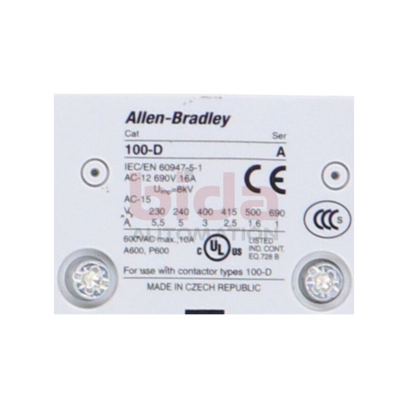Allen-Bradley 100-D S1-11 Hilfskontaktblock Auxiliary Contact Block