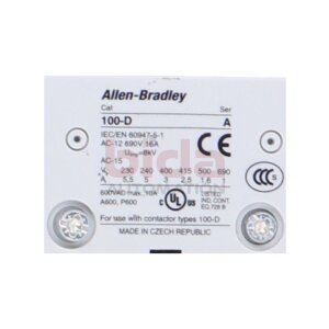 Allen-Bradley 100-D S1-11 Hilfskontaktblock Auxiliary...