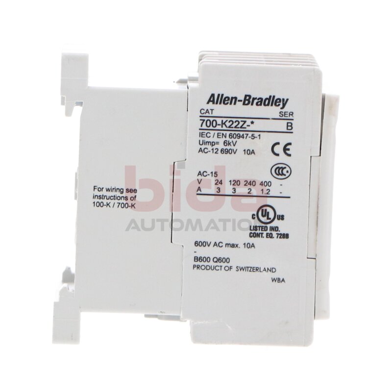 Allen-Bradley 700-K22Z-* Hilfssch&uuml;tz Auxiliary Contactor