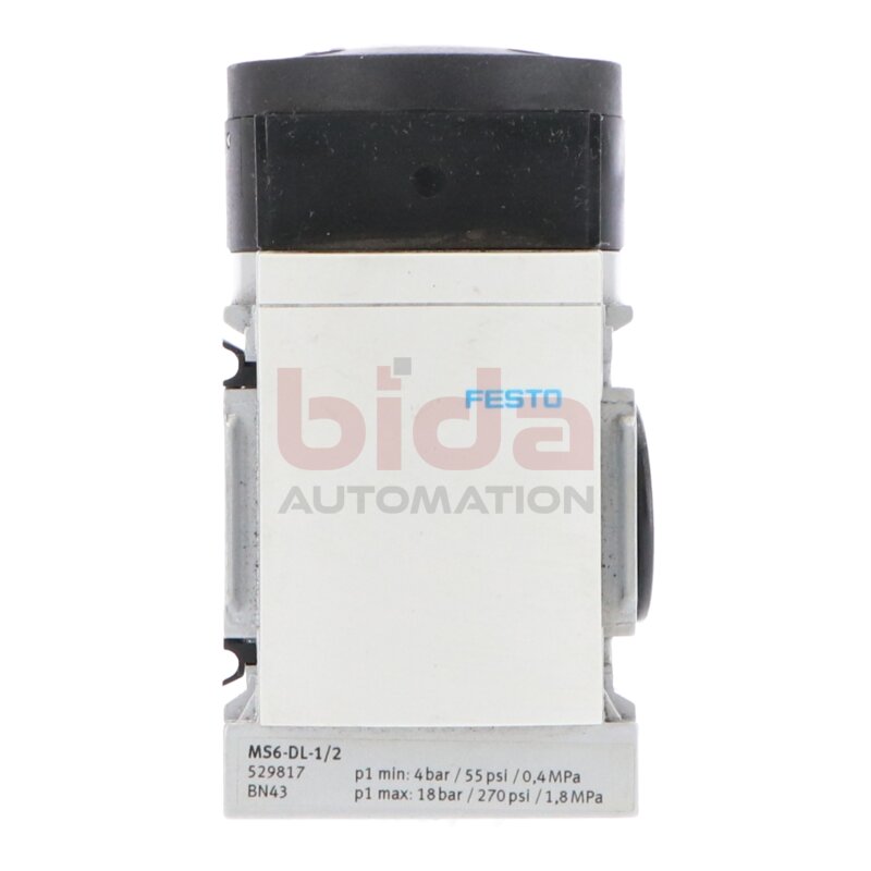 Festo MS6-DL-1/2 529817 Druckaufbauventil Pressure Build-Up Valve