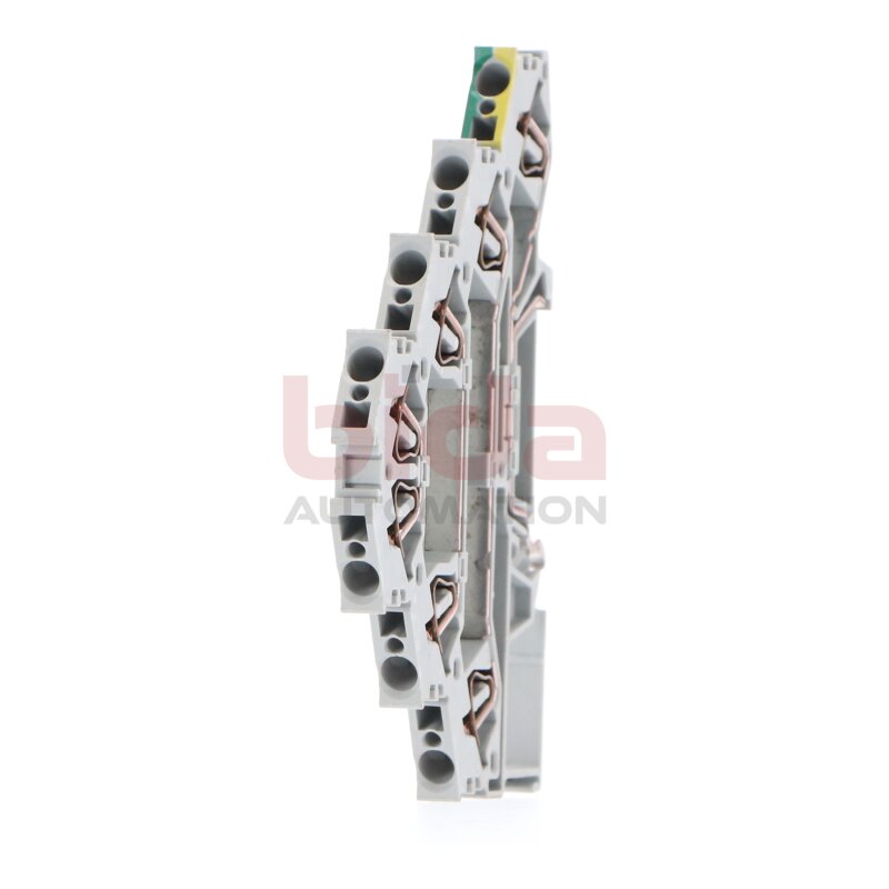 Wago 281-530 Vierstock - Durchgangsklemme 4 mm&sup2; Quadruple Deck Reil Mounted Terminal Block