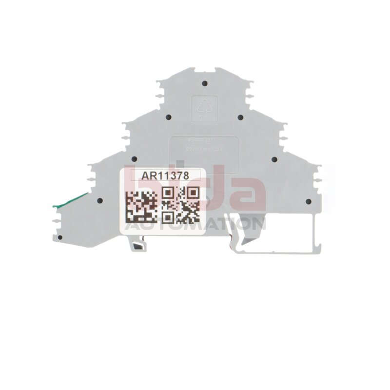 Wago 281-530 Vierstock - Durchgangsklemme 4 mm&sup2; Quadruple Deck Reil Mounted Terminal Block