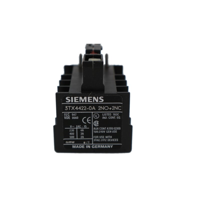 Siemens 3TX4 422-0A Hilfsschalterblock auxiliary contact block 3TX4422-0A