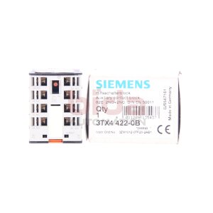 Siemens 3TX4 422-0B Hilfsschalterblock auxiliary contact...