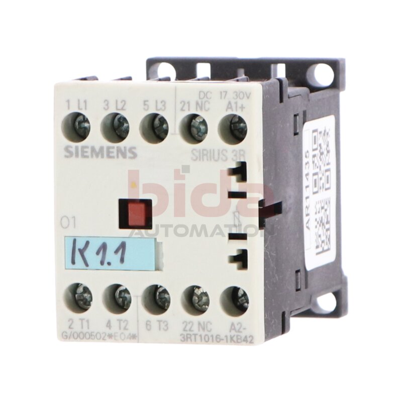 Siemens 3RT1016 -1KB42 / 3RT1 016 -1KB42 Leistungssch&uuml;tz Power Contactor