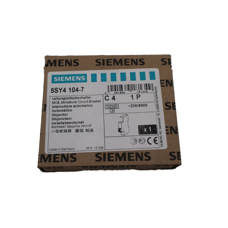 Siemens 5SY4 104-7 Leitungsschutzschalter miniature circuit breaker 5SY4104-7