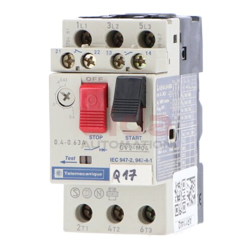 Telemecanique GV2-M04 Motoschutzschalter Motor Protection Switch