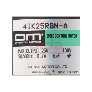 Oriental Motor  4IK25RGN-A  6 uF...