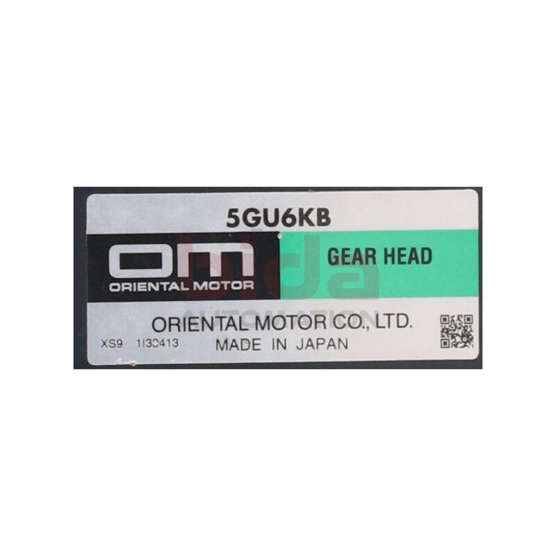Oriental Motor 5GU6KB Getriebekopf Gear Head