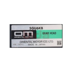 Oriental Motor 5GU6KB Getriebekopf Gear Head