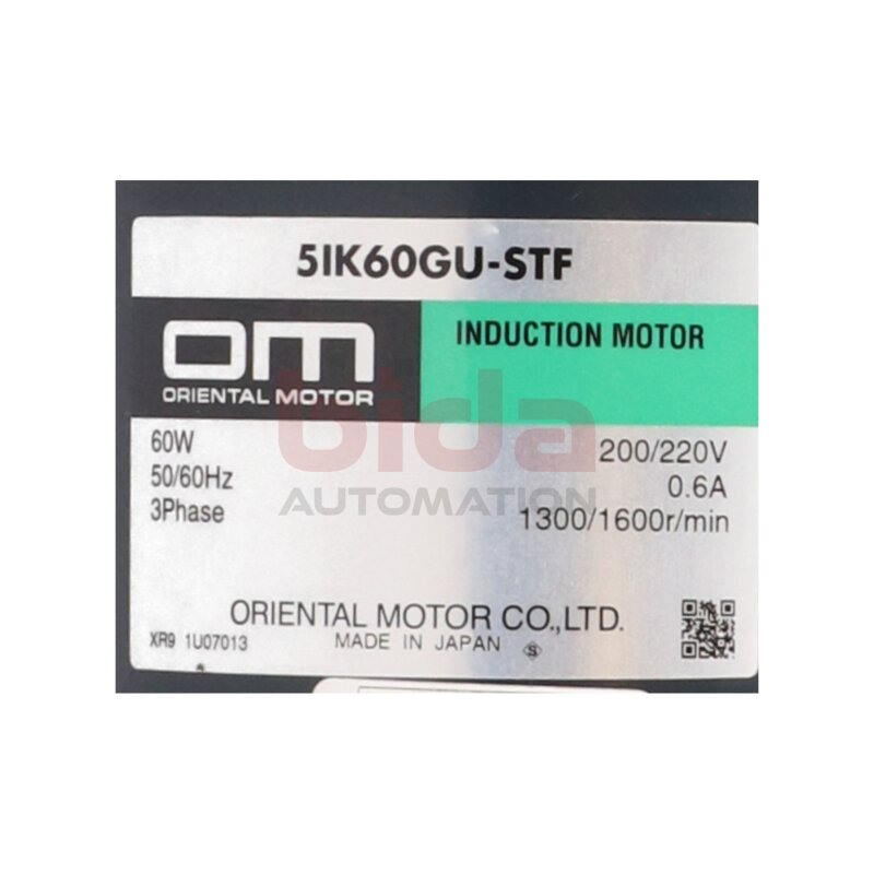 Oriental Motor 5IK60GU-STF Induktionsmotor Induction Motor