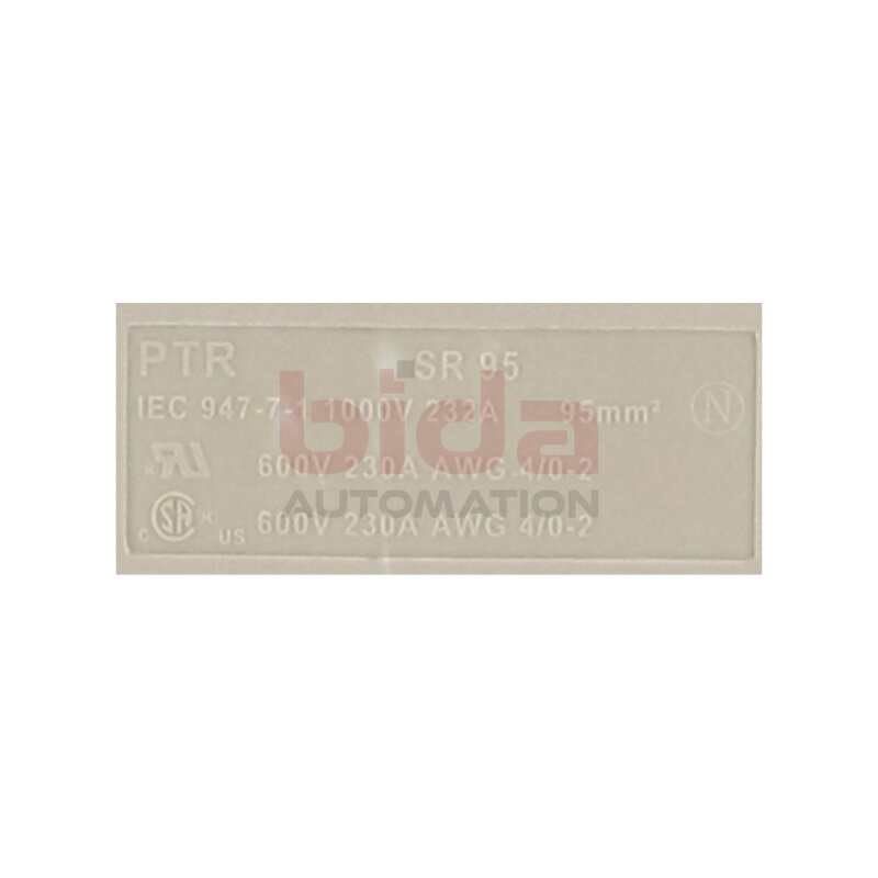 PTR SR 95 Klemmblock Terminal Block