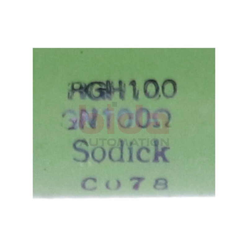 Sodick RGH 100 GN100 C078 Widerstand Resistor