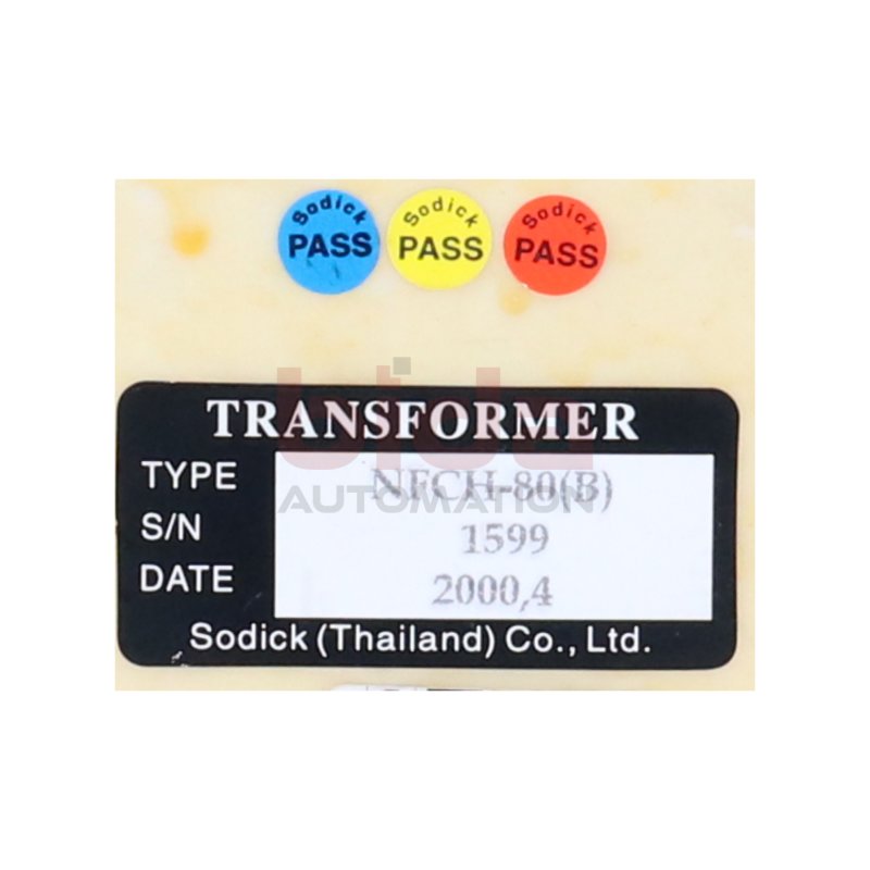 Sodick NFCH-80(B) Transformator Transformer