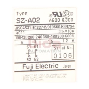 Fuji Electric SZ-A02
