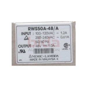 Nemic-Lambda RWS50A-48/A Schaltnetzteil Switching Power...