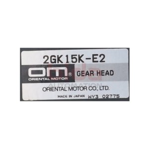 Oriental Motor 2GK15K-E2 Getriebekopf Gear Head