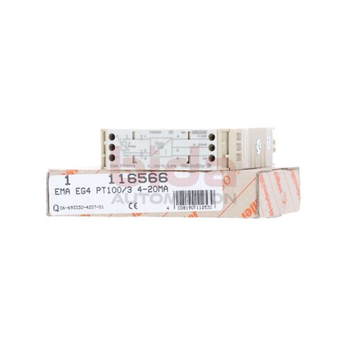 Weidm&uuml;ller EMA EG4 PT100/3 4-20MA (116566) Signalwandler Singal Converter