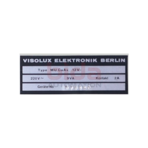 Visolux MU GaAs 12V- Lichtschranken Steuereinheit Light barrier control unit 220V 2A