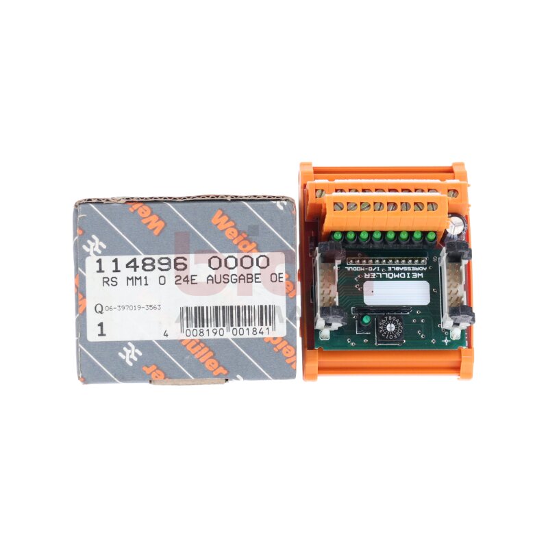 Weidm&uuml;ller RS MM1 0 24E (11489.6) EIngang - /Ausgangsmodul  Input -/ Output Module