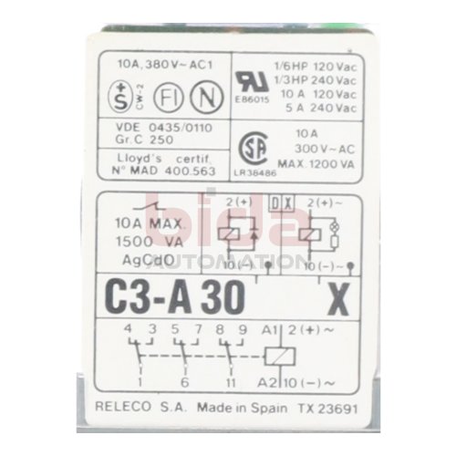 Releco C3-A 30 X  Serie MR-C Power Relais Power Relay