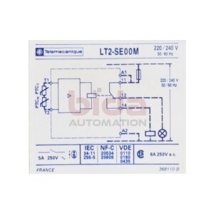 Telemecanique LT2-SE00M Thermistor Schutzrelais...
