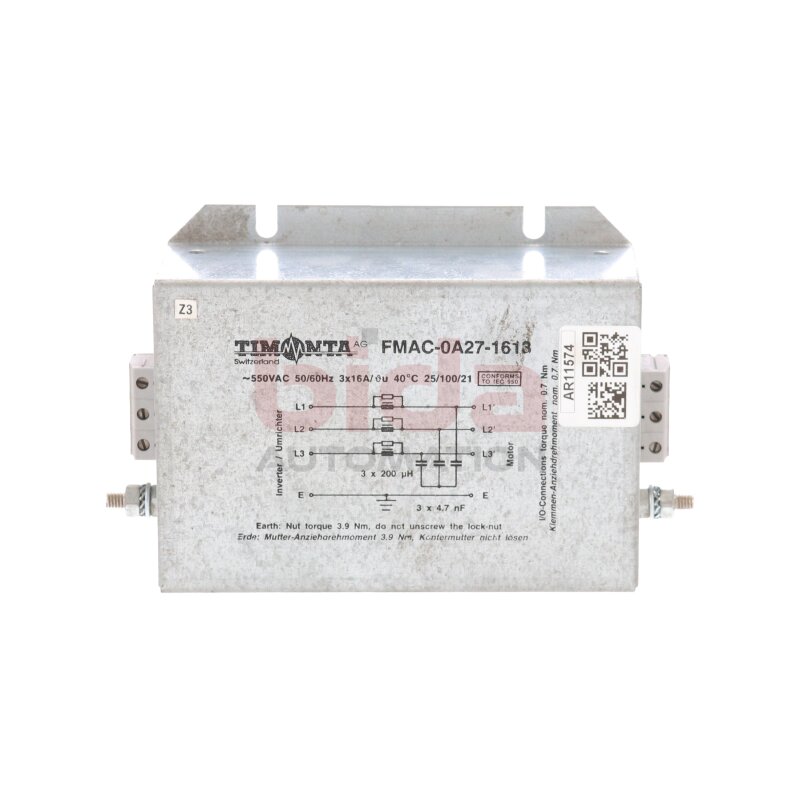 Timonta FMAC-0A27-1613 Netzfilter Line Filter