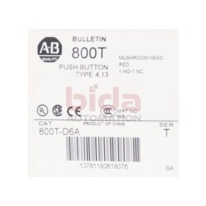 Allen-Bradley 800T Type 4,13 Druckknopf Push Button