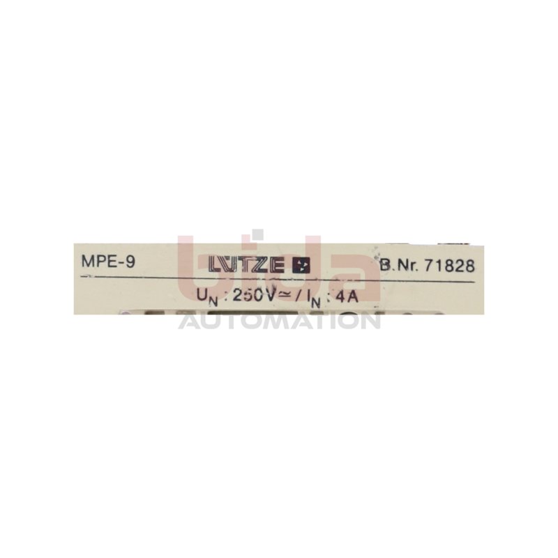 L&uuml;tze MPE-9 Montagebaustein mit L&ouml;tst&uuml;tzpunkten Mounting Module With Solder Terminals