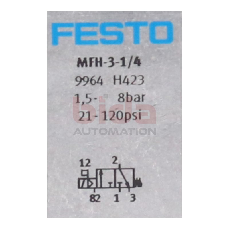 Festo MFH-3-1/4 (9964) Magnetventil Solenoid Valve