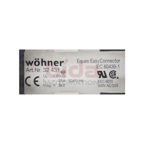 W&ouml;hner 32 431 Sammelschienenadapter Busbar Adapter