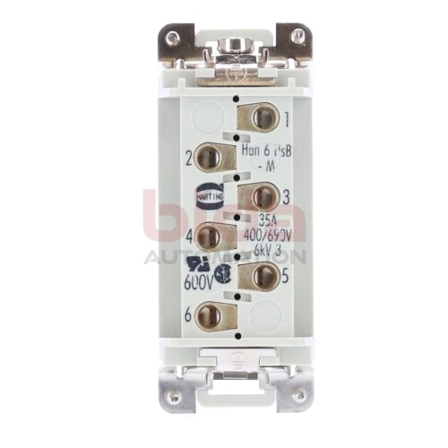 Harting HAN 6 HSB-STI Stifteinsatz Buchseneinsatz Pin Insert Socket Insert