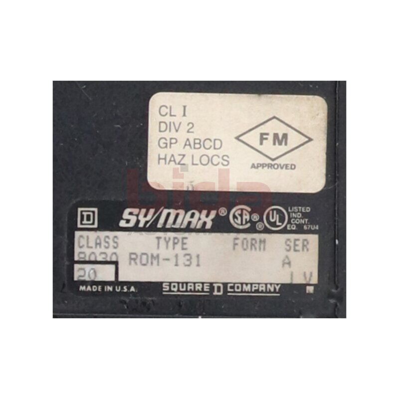 Square D Sy/Max ROM-131 CLASS 8030 SPS Modul Steuerung mit Schrittmotor PLC Module Controller with Stepper Motor